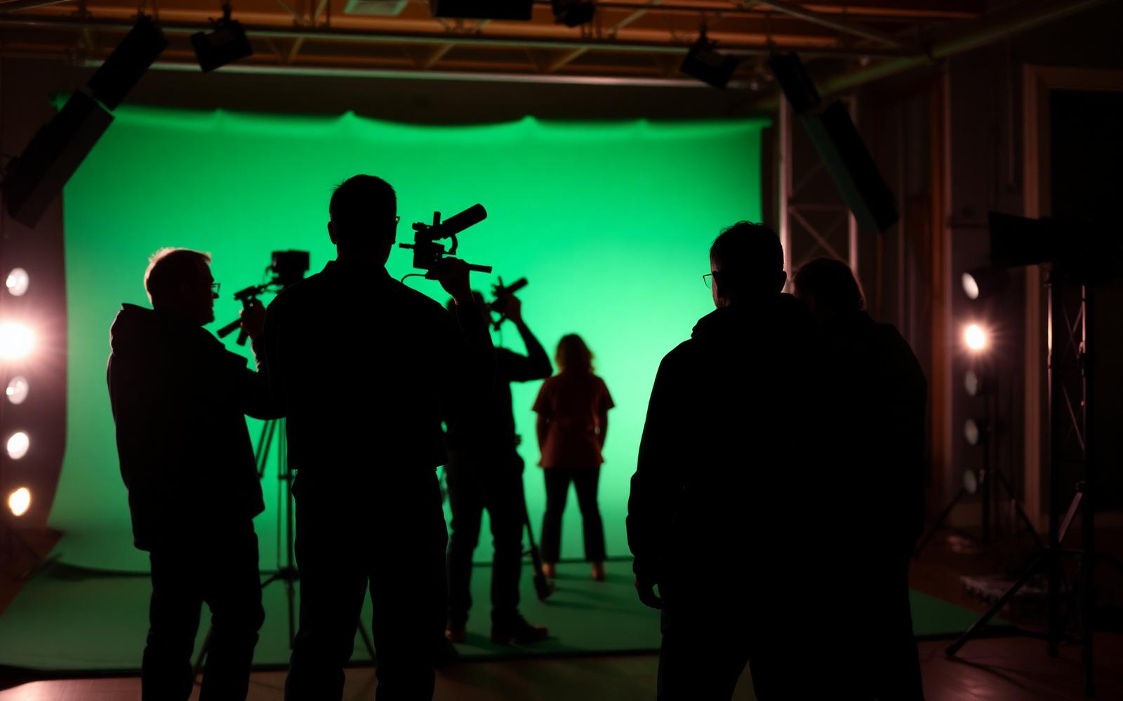 Detrás de cámaras en un set de producción de FILMACA