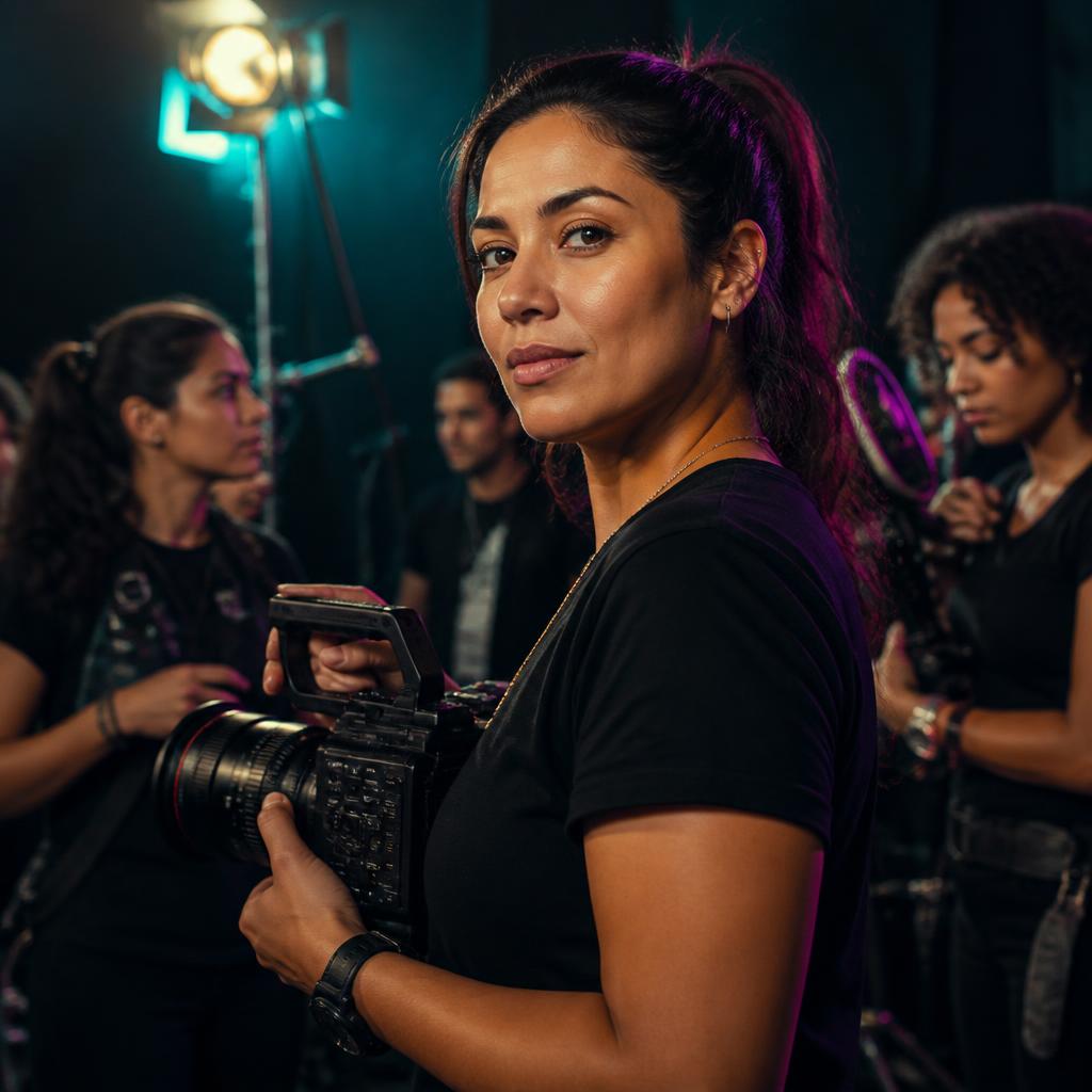 Mujeres creadoras aprendiendo en FILMACA Academy